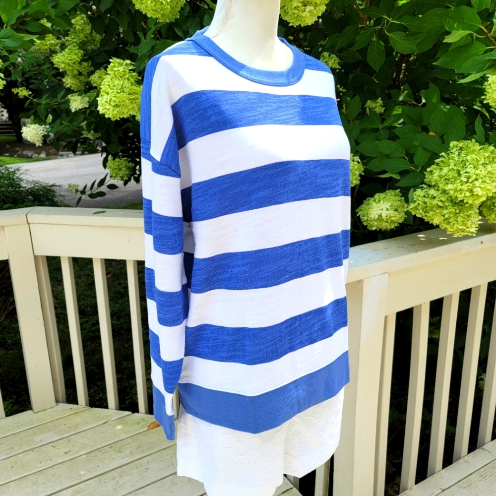 🆕️ J Crew Vintage Cotton Terry Pullover Rugby - Picture 5 of 6